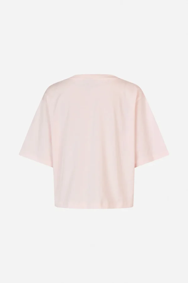 T-Shirt Baum und Pferdgarten / Jian Heavenly Pink - Afbeelding 4