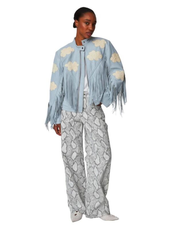 Jack Stella Nova / Cloud Leather Jacket with Fringes