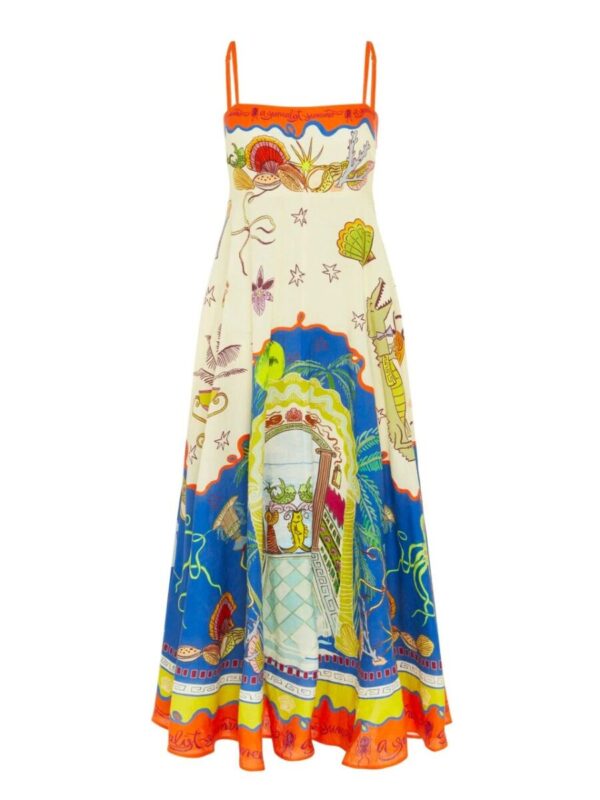 Jurk Alémais / Surrealist Summer Sundress Multi