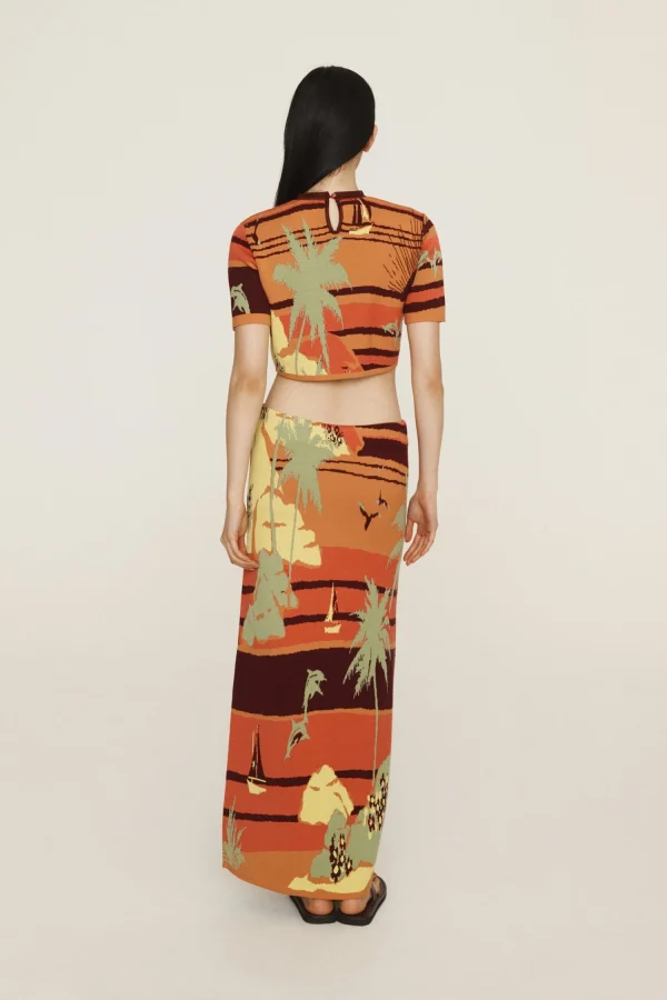 Rok Alémais / Palm Island Knit Skirt Multi - Afbeelding 4