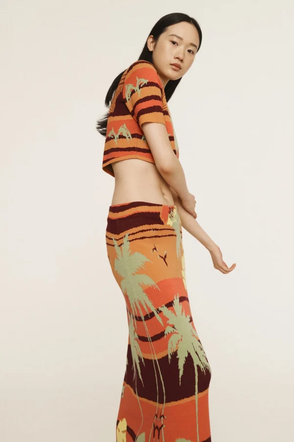 Rok Alémais / Palm Island Knit Skirt Multi - Afbeelding 5