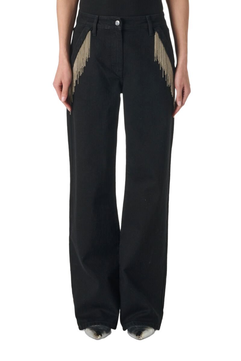 Jeans Iro / Maloni Black Metallic