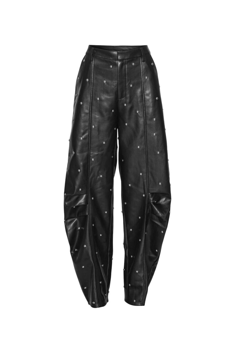 Broek Rotate Birger Christensen / Studded Cargo Pants Black