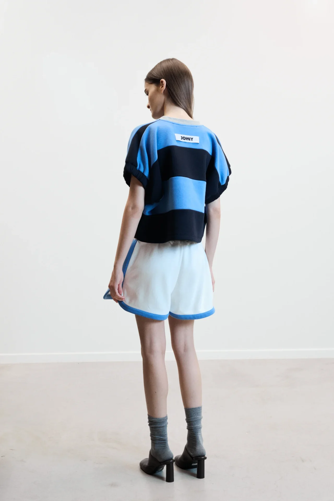 Short Johny / Lea Off White Blue - Afbeelding 4
