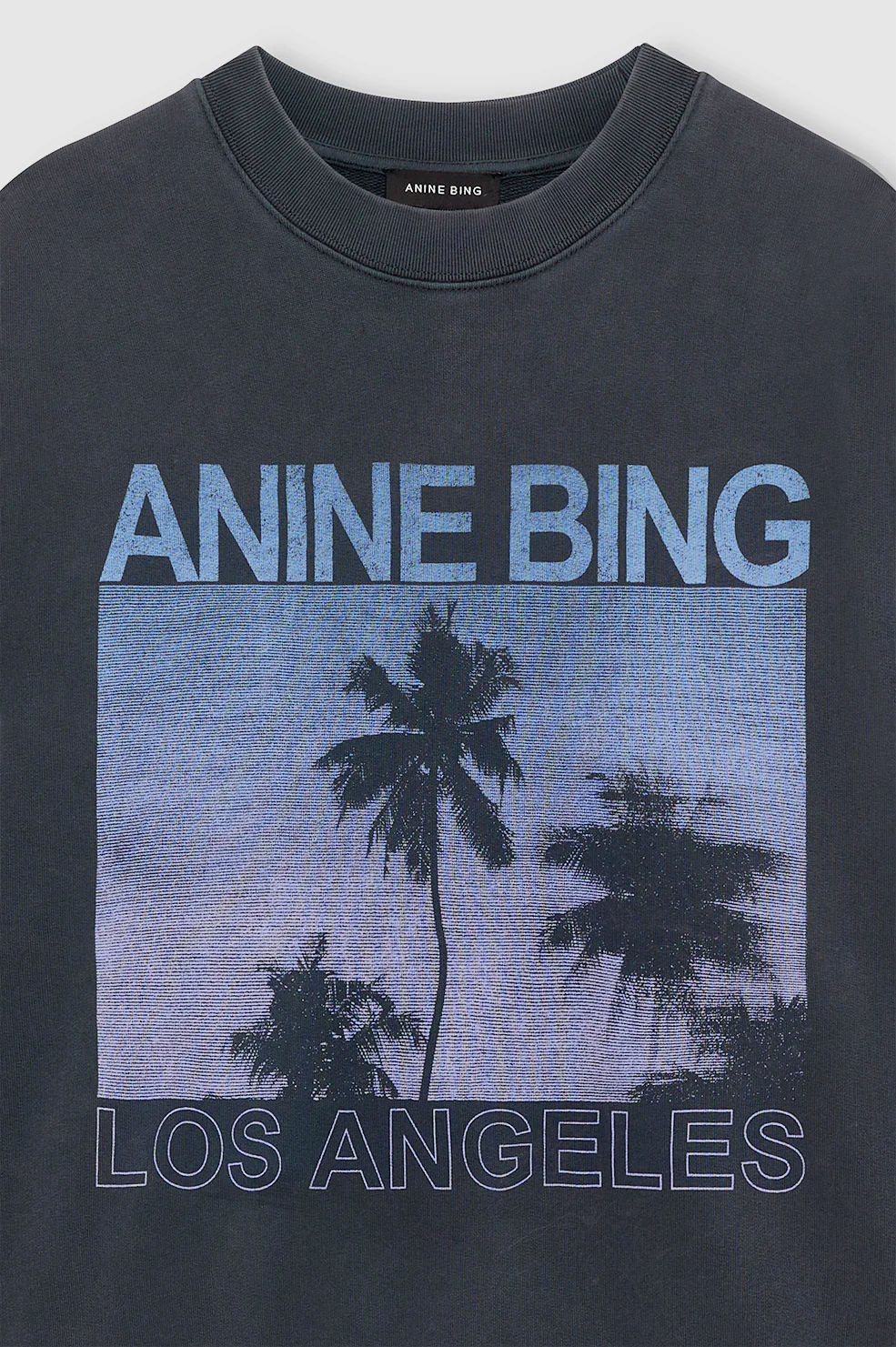 Trui Anine Bing / Miles Palms Washed Grey - Afbeelding 4