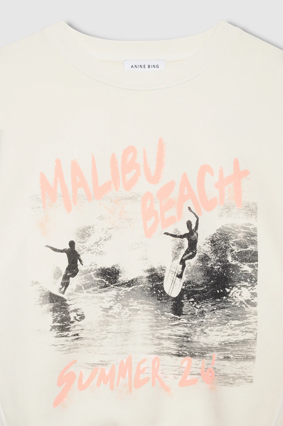 Sweater Anine Bing / Harry Surfer Buttercream - Afbeelding 4