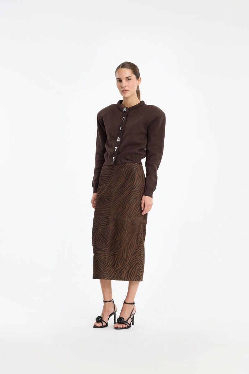 Vest Rotate Birger Christensen / Firm Knit Cardigan Molé - Afbeelding 2