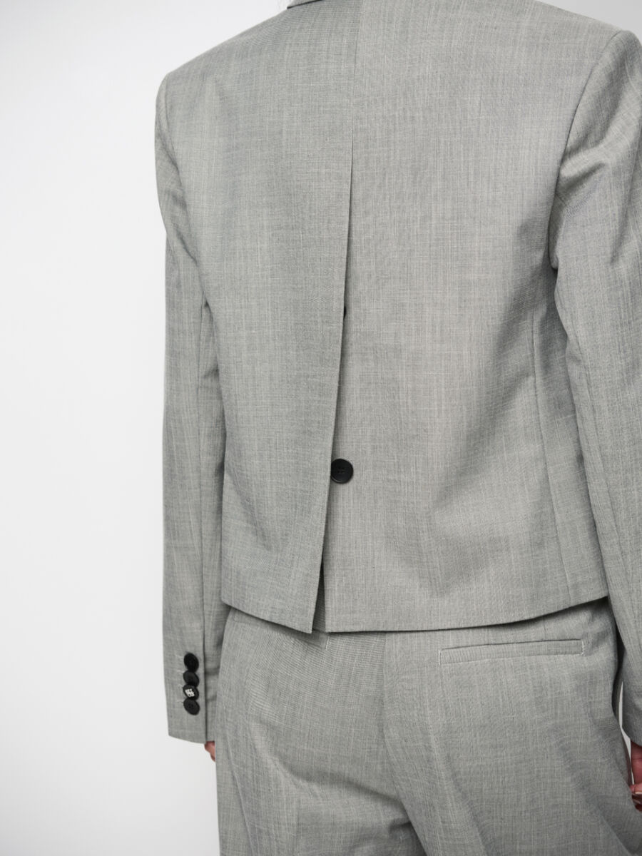 Blazer Dante6 / Reyes Relaxed Fit Cropped Melange - Afbeelding 4